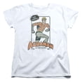thumbnail image 1 of DC Comics Am Action Figure S/S Women's T-Shirt White, 1 of 1