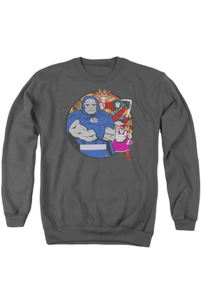 DC Comics Apokolips Represent Adult Crewneck Sweatshirt Charcoal