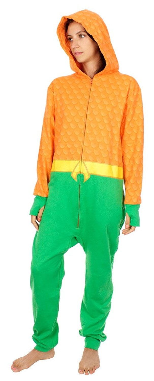 DC Comics The Flash Hooded One Piece Pajama PJ Set 65 Cotton 35 Polyester Standard Fit Walmart