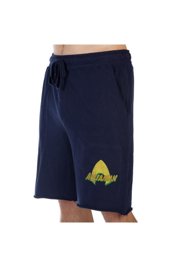 DC Comics Aquaman Logo Men's Sleep Pajama Shorts - Small