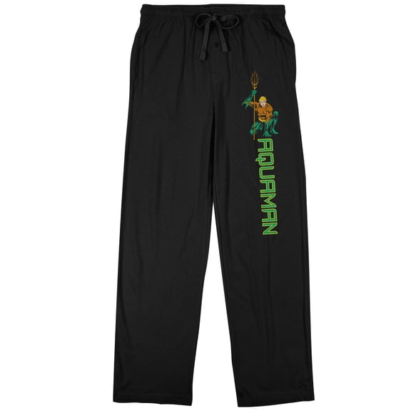 DC Comics Aquaman Logo Print Men's Sleepwear Sleep Pajama Pants XX-Large