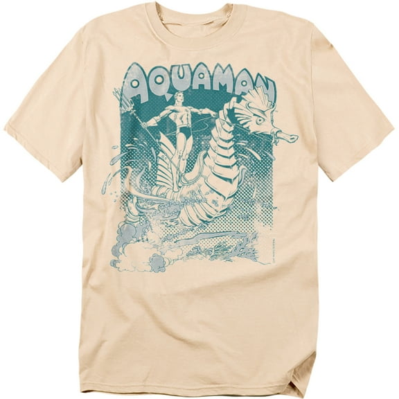 DC Comics Aquaman T-Shirt Catch A Wave Unisex Graphic Tee For Men & Women