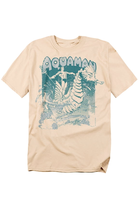 DC Comics Aquaman T-Shirt Catch A Wave Unisex Graphic Tee For Men & Women