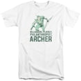 thumbnail image 1 of DC Comics Archer S/S Adult Tall White, 1 of 1