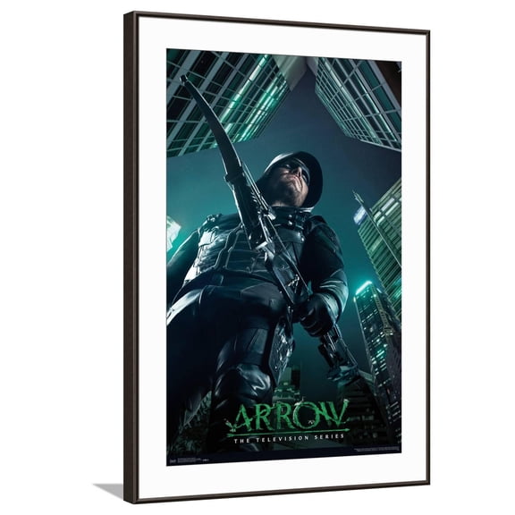 DC Comics Arrowverse Arrow - Key Art Canvas Wall Poster, 22.375" x 34"