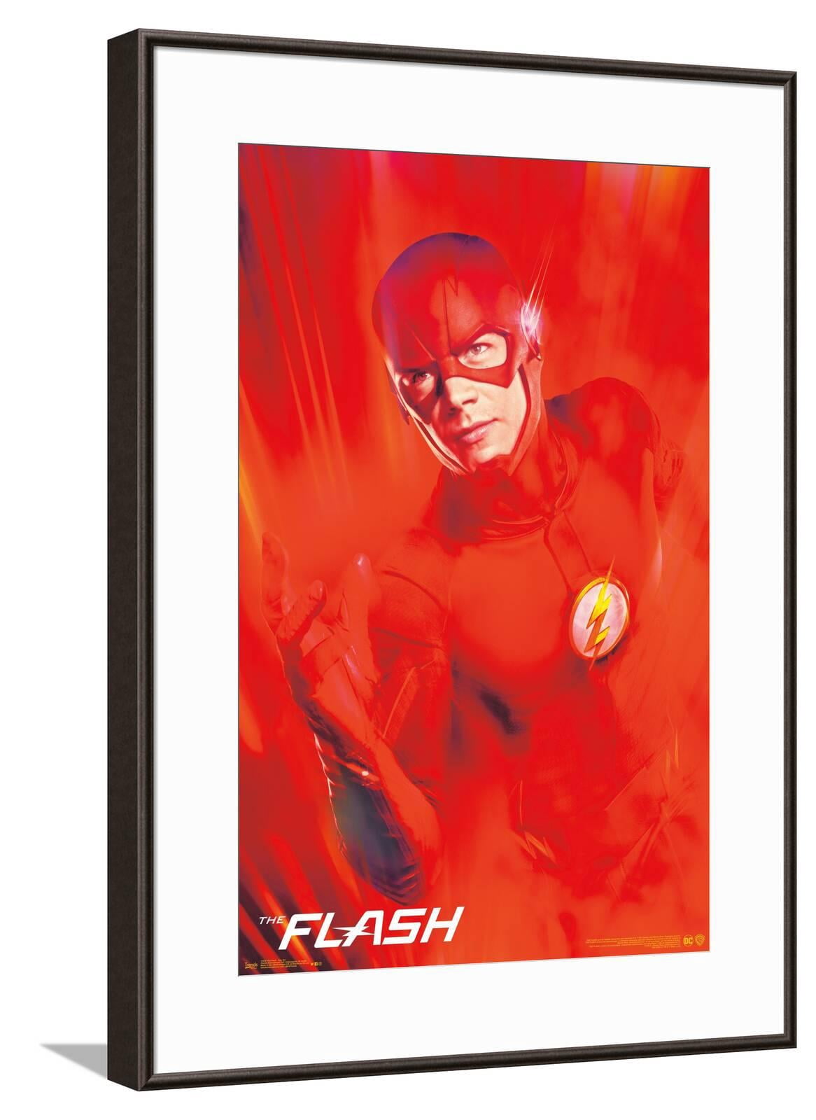 Flash Key Visual DC Comics Arrowverse The Flash - Key Art Canvas Wall Poster, 14.725