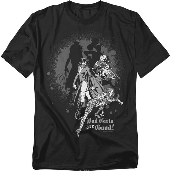 DC Comics Bad Girls Are Good Mens Short Sleeve Shirt
