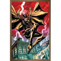 DC Comics - Batgirl - Action Wall Poster, 14.725" x 22.375", Framed