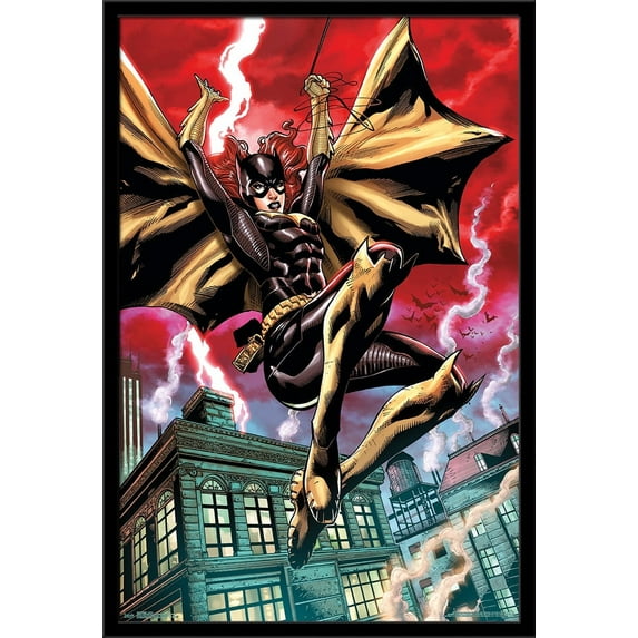 DC Comics - Batgirl - Action Wall Poster, 22.375" x 34", Framed