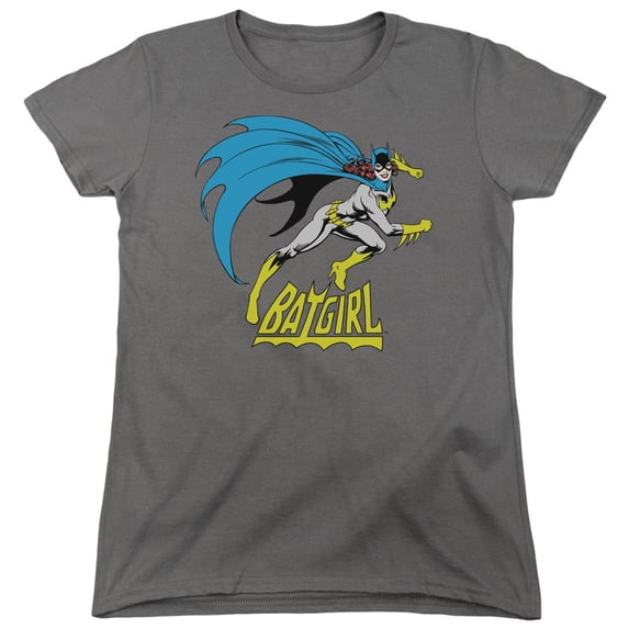 DC Comics Batgirl Is Hot S/S Women's T-Shirt Charcoal