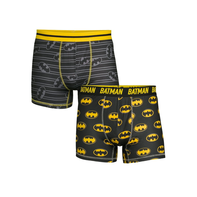 DC Comics Batman 2-Pack Adult Mens Boxer Briefs, Sizes S-3XL