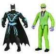 thumbnail image 1 of DC Comics Batman 4-inch Batman and The Riddler Action Figures with 6 Mystery Accessories, Kids Toys for Boys Aged 3 and up, 1 of 7