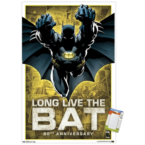 DC Comics - Batman - 80th Anniversary Wall Poster, 22.375" x 34"