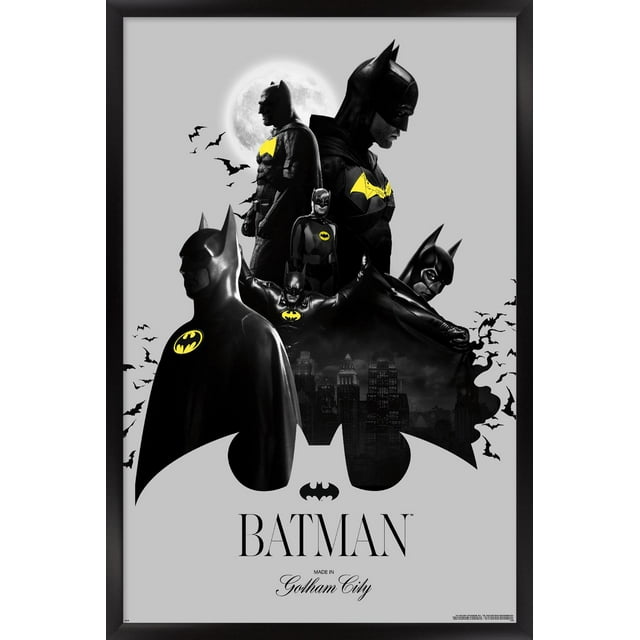 DC Comics Batman 85th Anniversary Batman Collage Wall Poster, 14.725