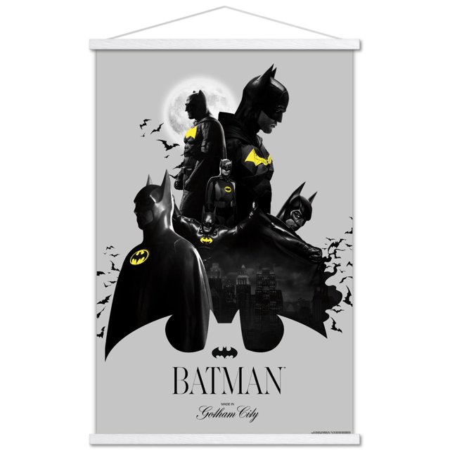 DC Comics Batman 85th Anniversary Batman Collage Wall Poster with
