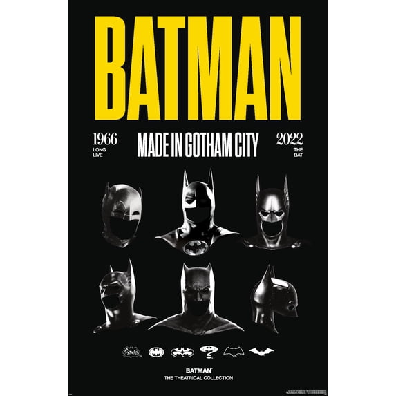 DC Comics Batman: 85th Anniversary - Made In Gotham Wall Poster, 14.725" x 22.375"