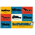 thumbnail image 1 of DC Comics Batman: 85th Anniversary - Minimalist The Batmobiles Wall Poster with Pushpins, 22.375" x 34", 1 of 4