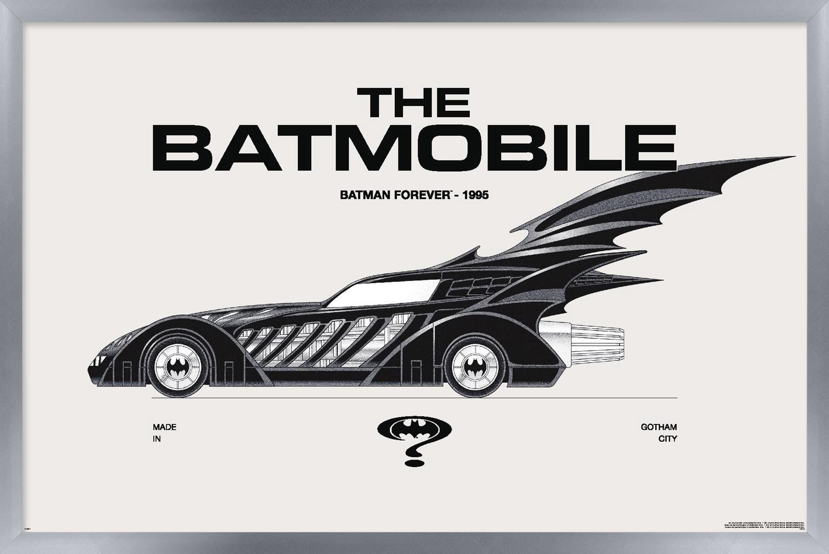 DC Comics Batman: 85th Anniversary - The Batmobile 1995 Wall Poster, 22 ...