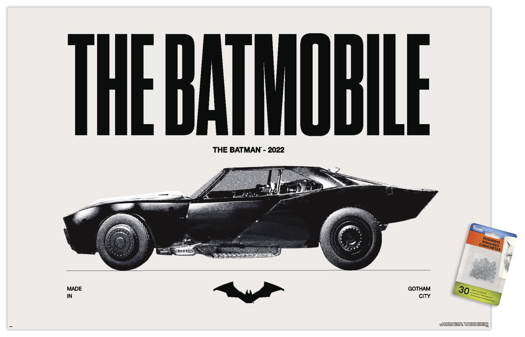 DC Comics Batman: 85th Anniversary - The Batmobile 2022 Wall Poster ...