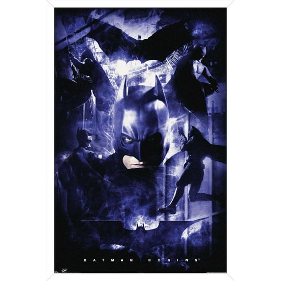 DC Comics - Batman - Action Wall Poster, 14.725" x 22.375", Framed