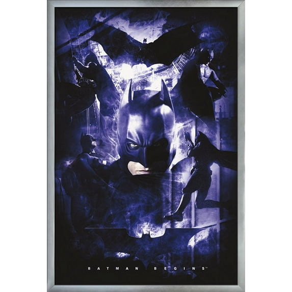 DC Comics - Batman - Action Wall Poster, 22.375" x 34", Framed