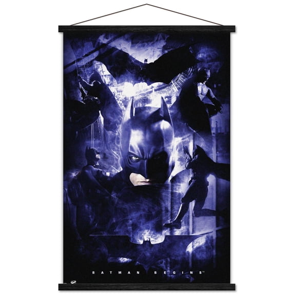 DC Comics - Batman - Action Wall Poster with Wooden Magnetic Frame, 22.375" x 34"