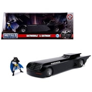 Batmobile with Batman Diecast Figure "Animated Series" DC Comics Series 1 24 Diecast Model Car by Jada