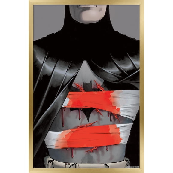 DC Comics Batman - Bandages Wall Poster, 22.375" x 34" Framed