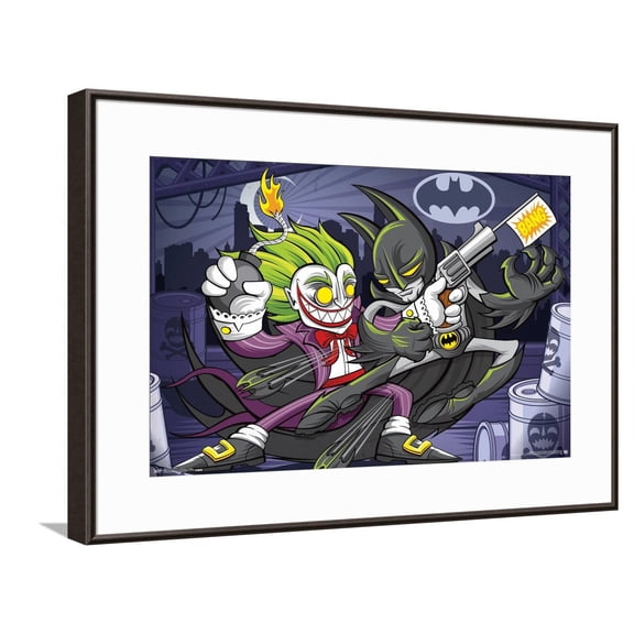 DC Comics Batman - Bang Canvas Wall Poster, 14.725" x 22.375"