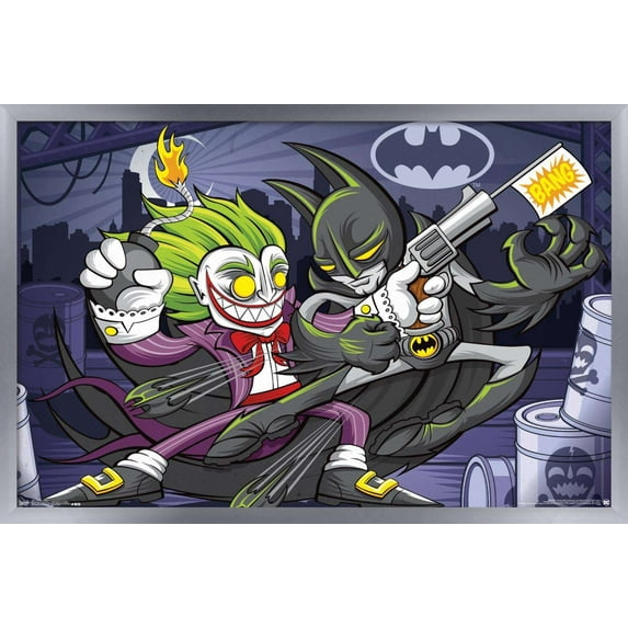 DC Comics - Batman - Bang Wall Poster, 14.725" x 22.375", Framed