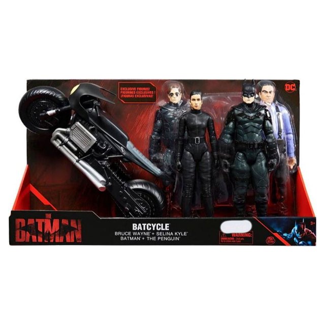 DC Comics Batman Batcycle Pack with 4 Figures - Walmart.com