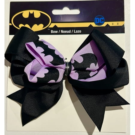 DC Comics Batman / Batgirl Bow Decorative Embellishment