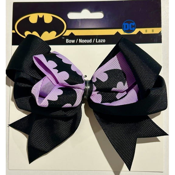 DC Comics Batman / Batgirl Bow Decorative Embellishment