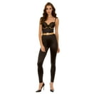Adult Womens Sexy DC Batgirl Sequin Corset Costume Accessory Medium Size 8-10