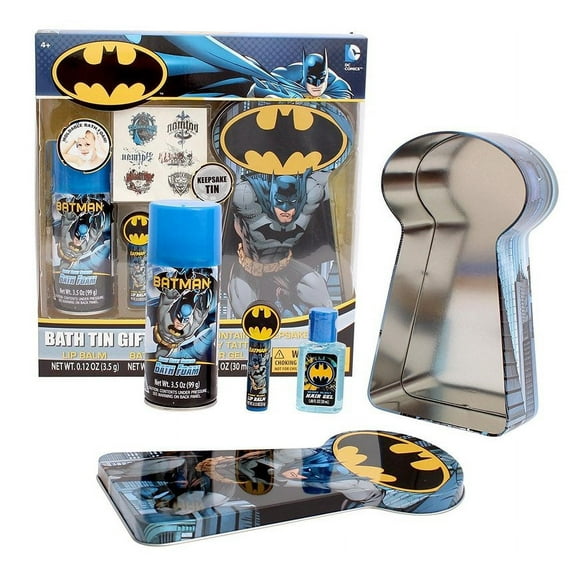 DC Comics Batman Bath Time Tin Gift Set