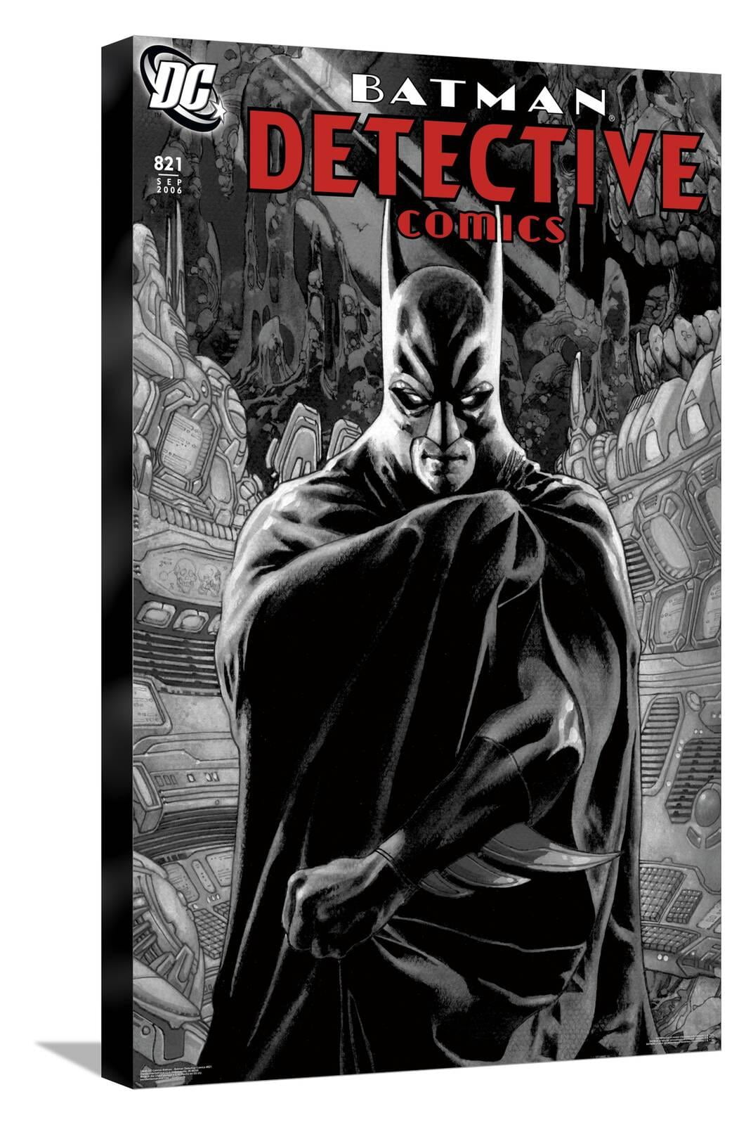 DC Comics Batman - Batman Detective Comics #821 Canvas Wall Poster, 14. ...