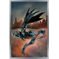 thumbnail image 1 of DC Comics Batman - Batman throwing Batarang Wall Poster, 14.725" x 22.375" Framed, 1 of 5