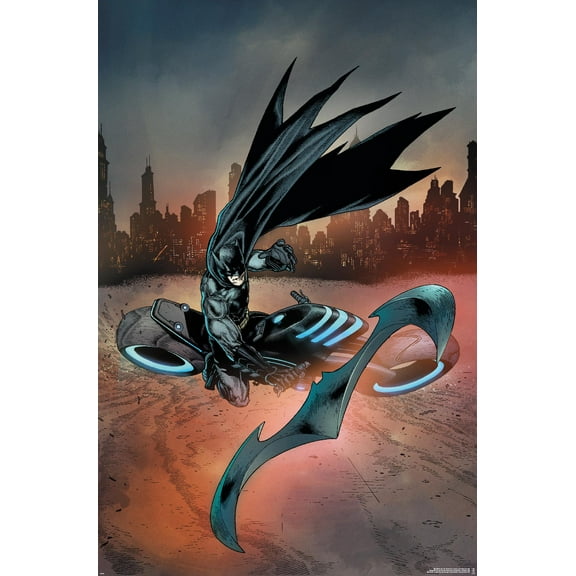 DC Comics Batman - Batman throwing Batarang Wall Poster, 22.375" x 34"