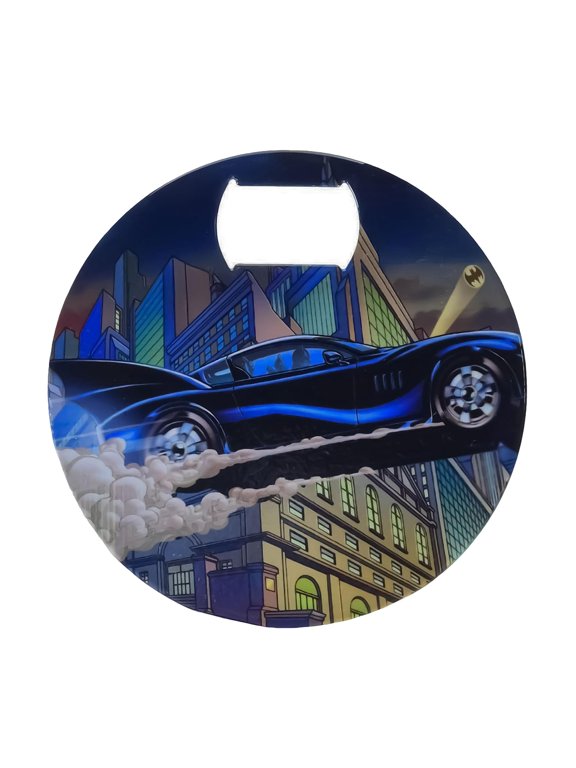 DC Comics Batman Batmobile Coaster Bottle Opener
