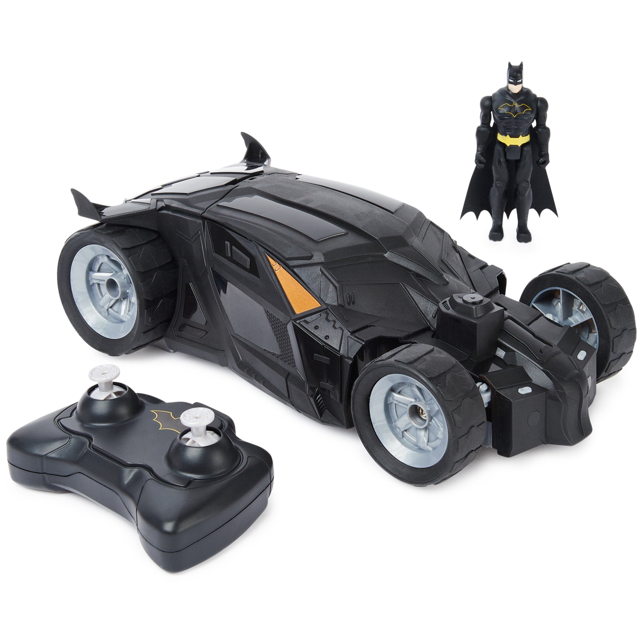 DC Comics, Batman Batmobile Remote Control Car with 4-inch Action Figure, for Kids Ages 4 and up