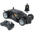 thumbnail image 1 of DC Comics, Batman Batmobile Remote Control Car with 4-inch Action Figure, for Kids Ages 4 and up, 1 of 9