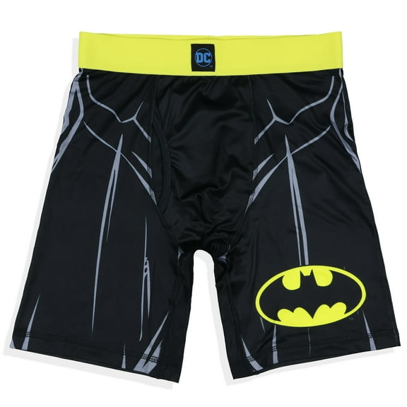 DC Comics Batman Boxer Briefs Men's Super Hero Suit and Bat Signal Logo Snug Fit Underwear