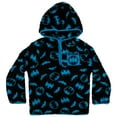 thumbnail image 1 of DC Comics Batman Boys, Sherpa Zip-Up Fleece Hooded Sweatshirt (Sizes 12 Months-7), 1 of 3