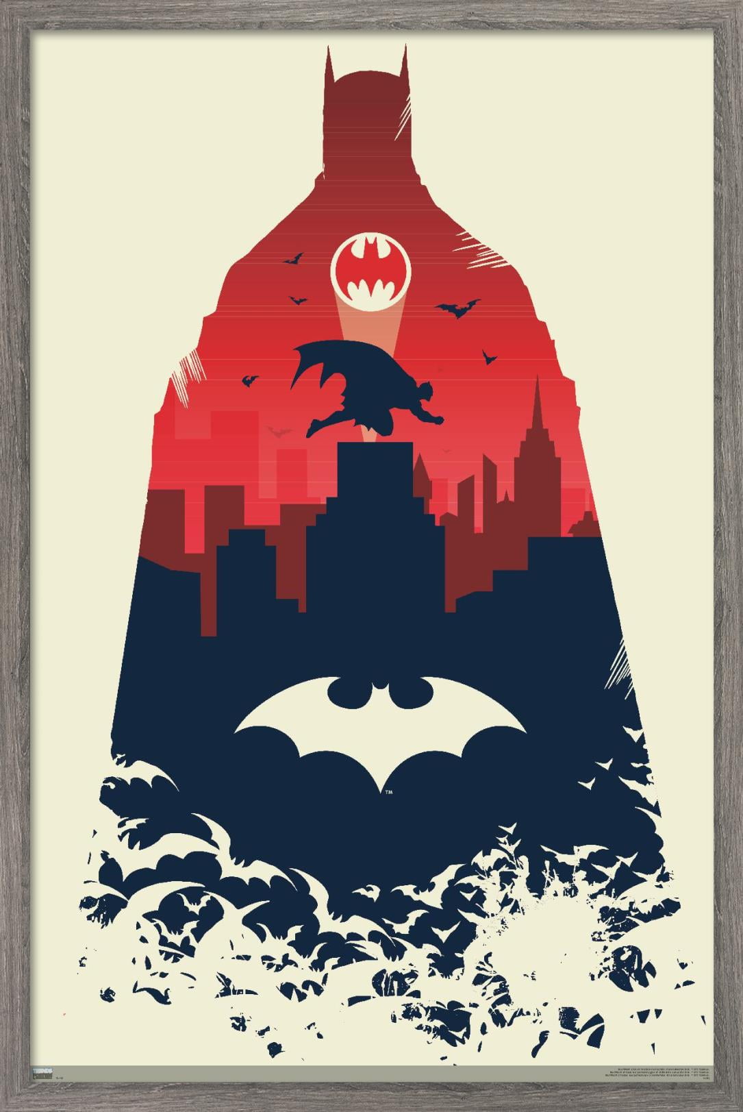 DC Comics Batman - Cape Wall Poster, 14.725" x 22.375", Framed