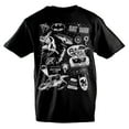 thumbnail image 1 of DC Comics Batman Chalk Artwork Youth Boys T-Shirt-X-Large, 1 of 2