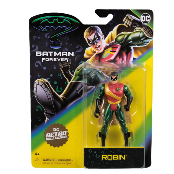 DC Comics Batman Chris O'Donnell as Robin Retro Collection Action Figure Toy New