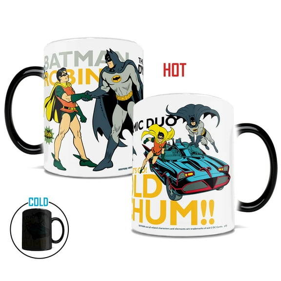 DC Comics (Batman: Classic TV Series - Dynamic Duo) Morphing Mugs Heat-Sensitive Mug