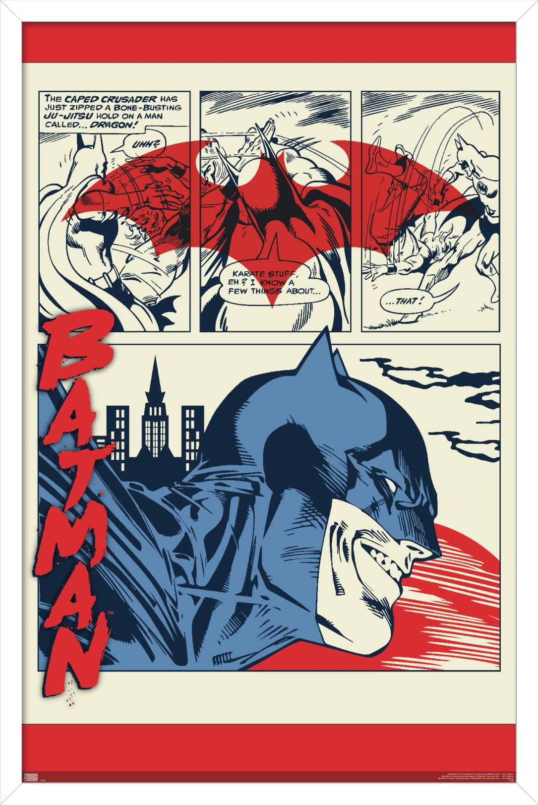 DC Comics Batman - Comics Wall Poster, 22.375" x 34", Framed
