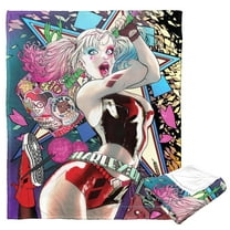 DC Comics Batman Confetti Criminal Kids Silk Touch Throw Blanket