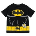 thumbnail image 1 of DC Comics Batman Cosplay T-Shirt Logo Toddler to Big Kid, 1 of 4